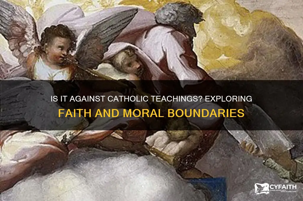 is it against catholic religion