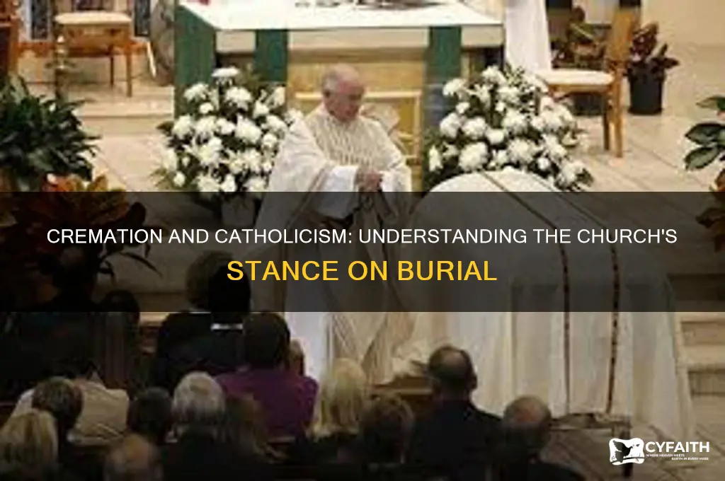 is it against the catholic religion to be cremated