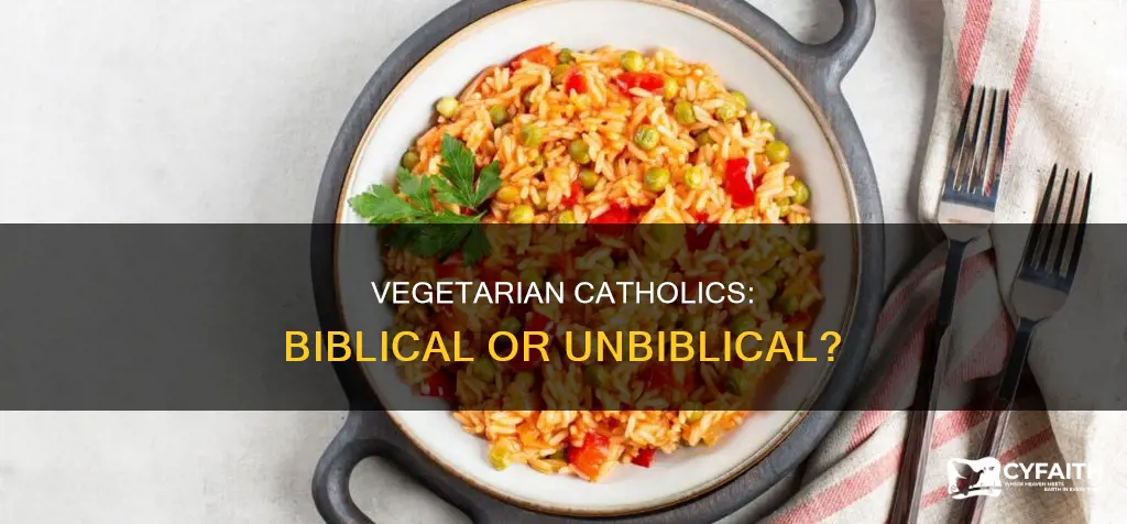 is it biblical to be vegetarian catholic