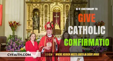 Customary Gifts for Catholic Confirmation