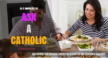 Asking Catholics: Etiquette and Sensitivity