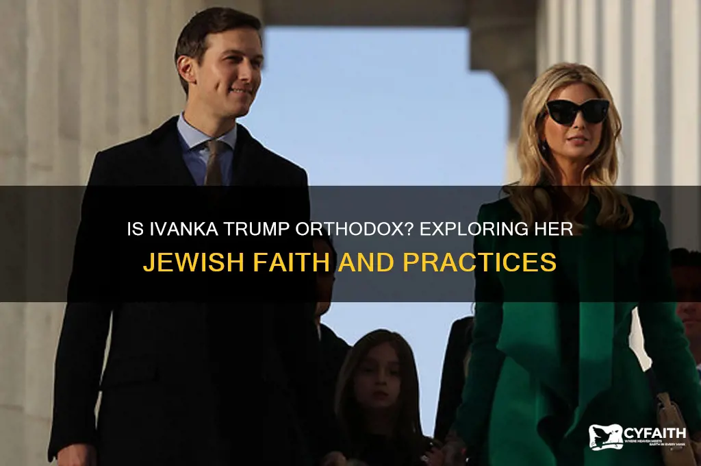is ivanka trump orthodox