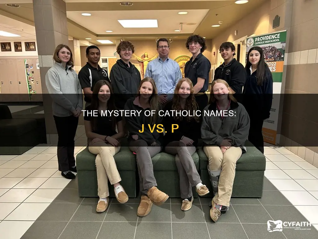 is j or p more common among catholics