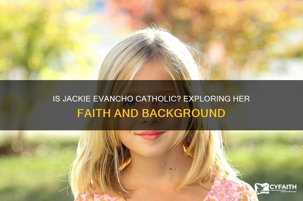 is jackie evancho catholic