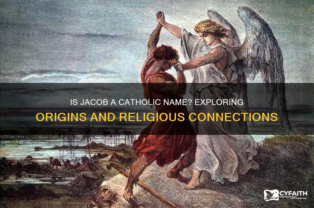 is jacob a catholic name