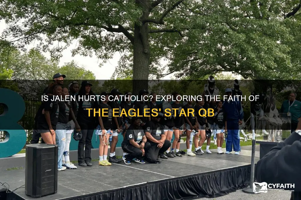 is jalen hurts a catholic
