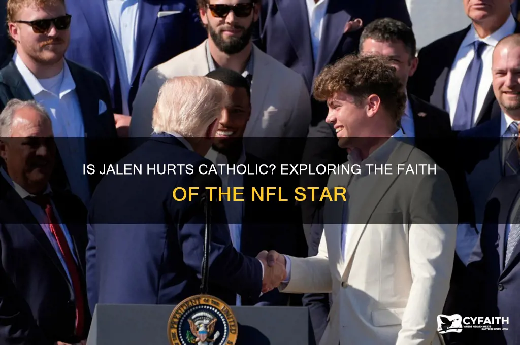 is jalen hurts catholic