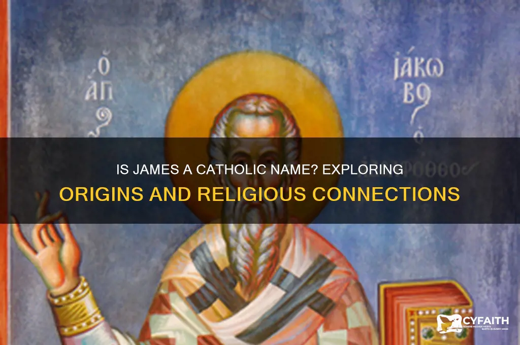 is james a catholic name