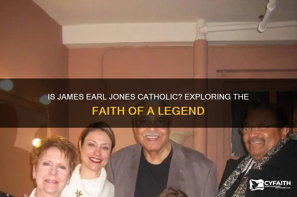 is james earl jones catholic