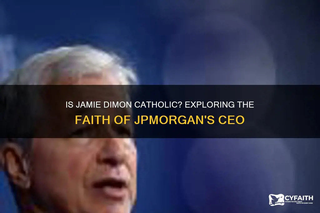 is jamie dimon catholic