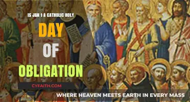 Is January 1st a Catholic Holy Day of Obligation?