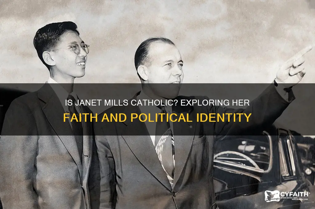 is janet mills catholic