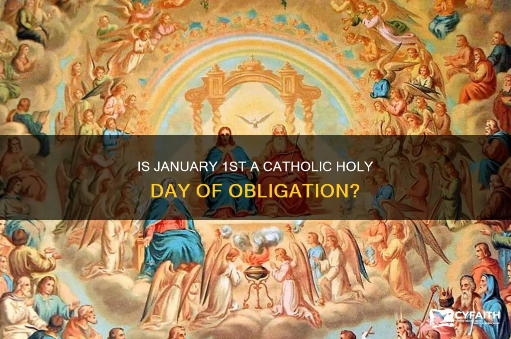 is january 1 a catholic holy day of obligation