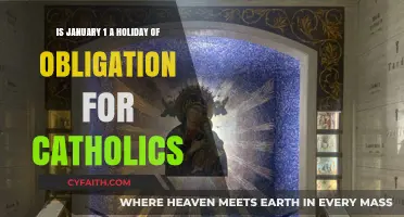 Is January 1st a Holy Day of Obligation for Catholics?
