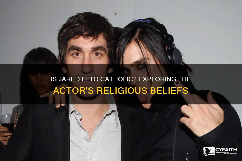 is jared leto catholic