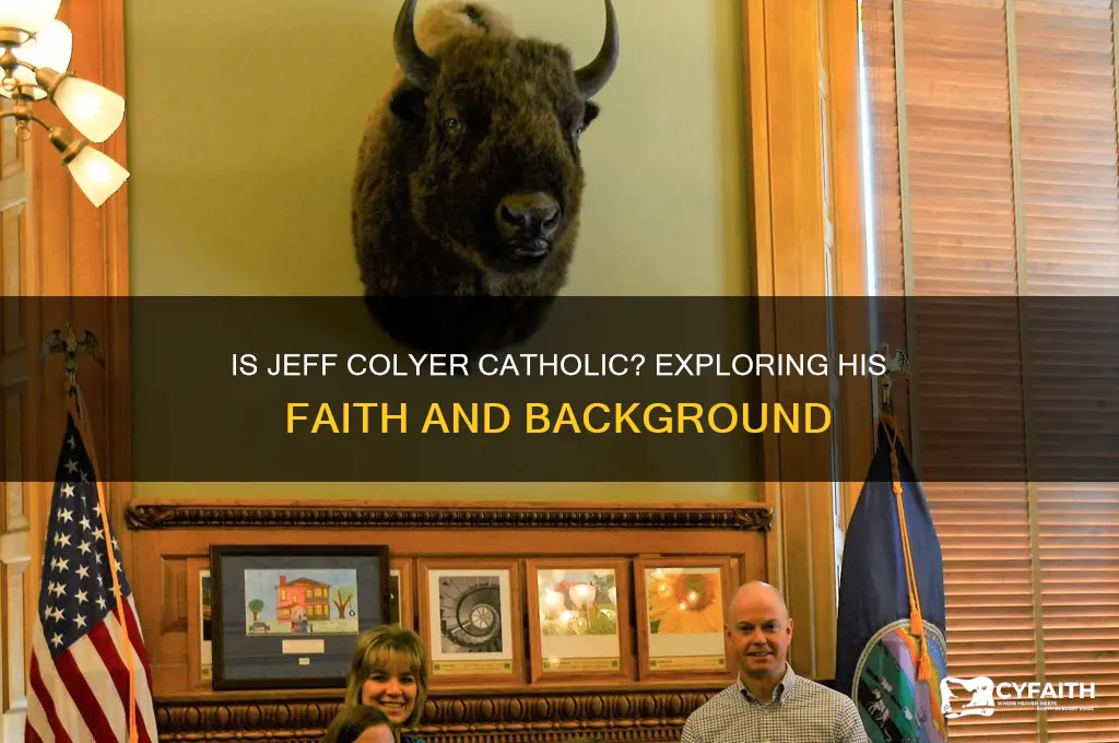 is jeff colyer catholic