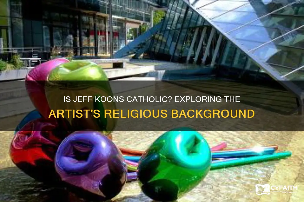 is jeff koons catholic