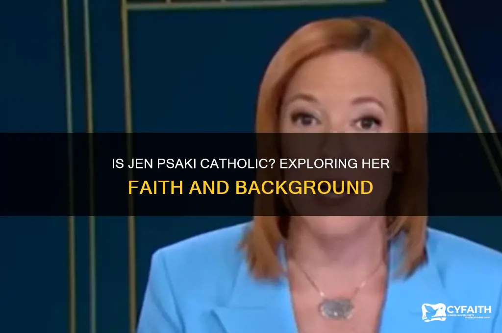 is jen psaki catholic