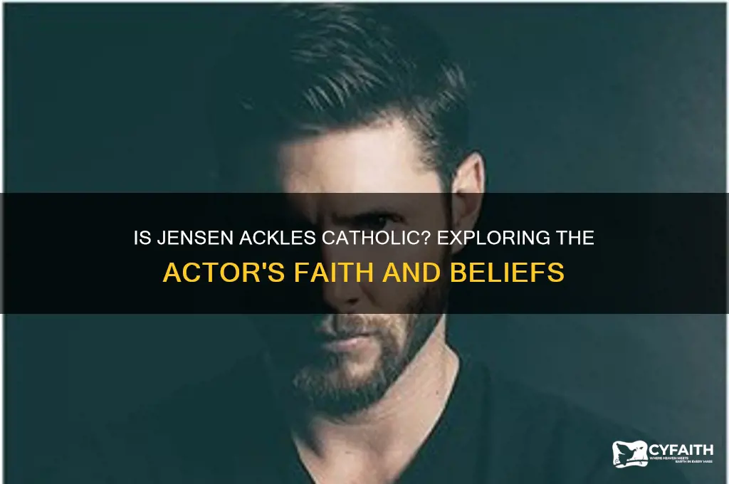 is jensen ackles catholic
