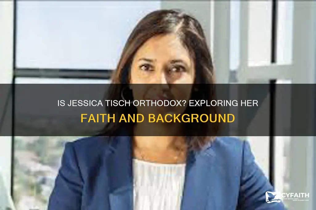 is jessica tisch orthodox