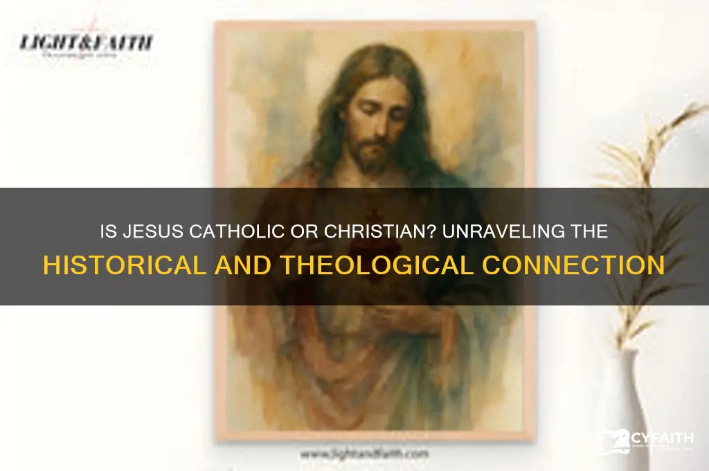 is jesus catholic or christrian