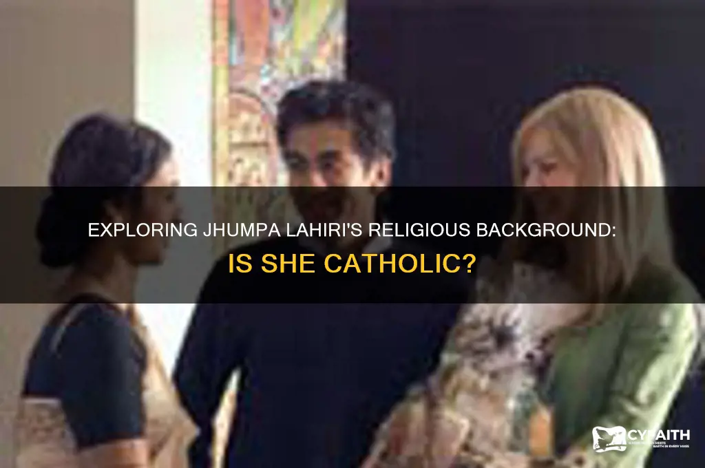 is jhumpa lahiri catholic