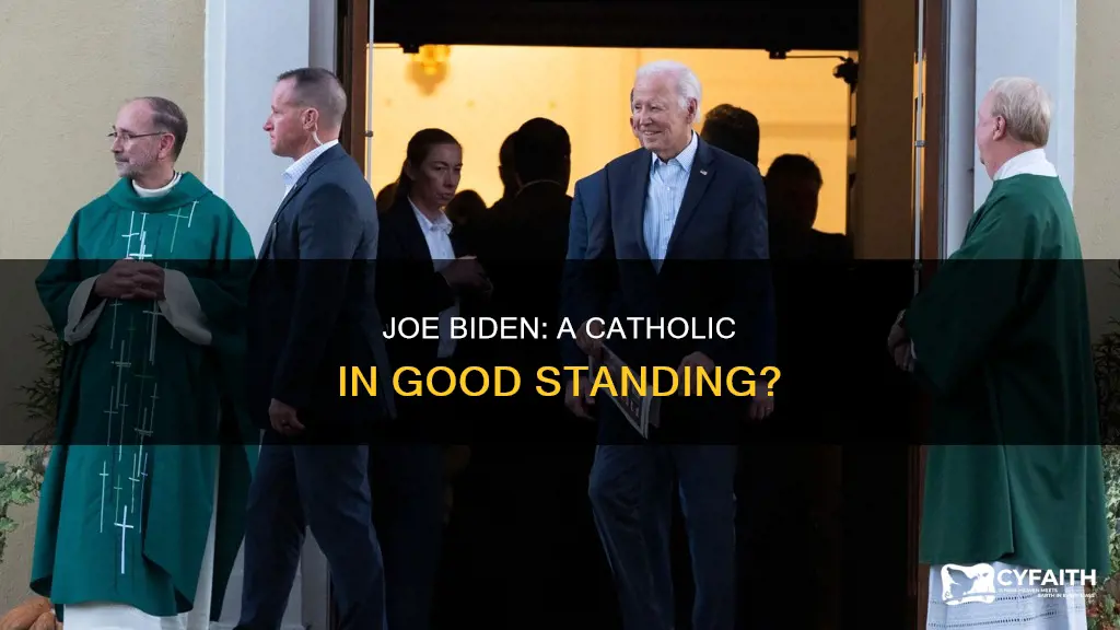 is joe biden a catholic in good standing