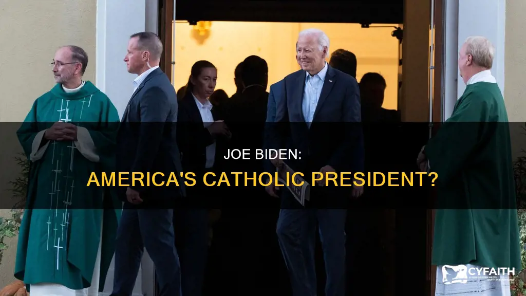 is joe biden first catholic president