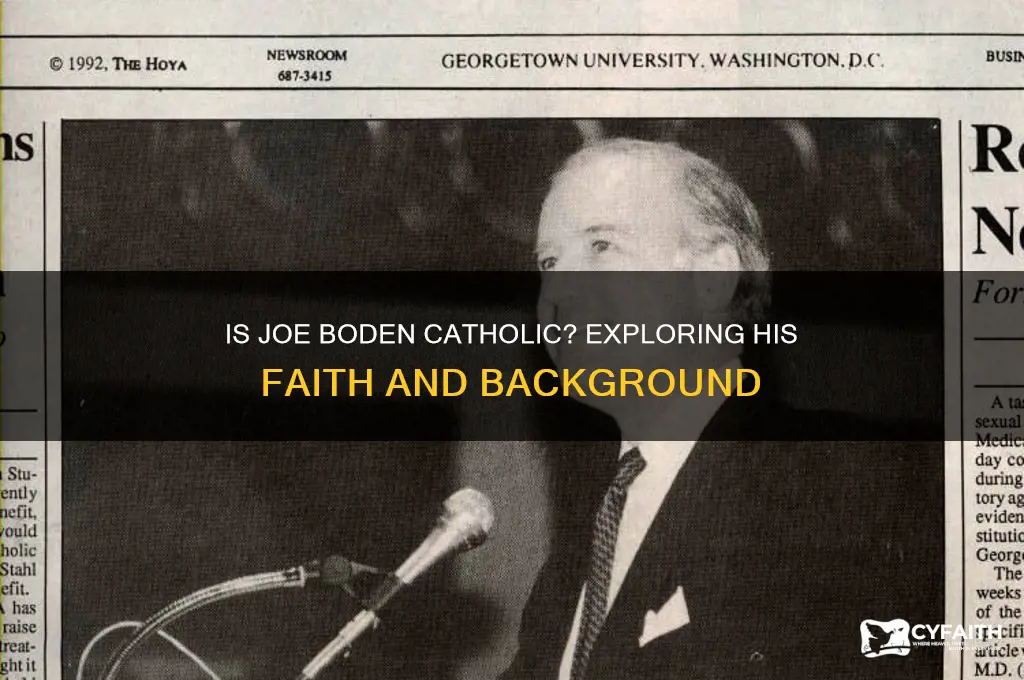 is joe boden catholic