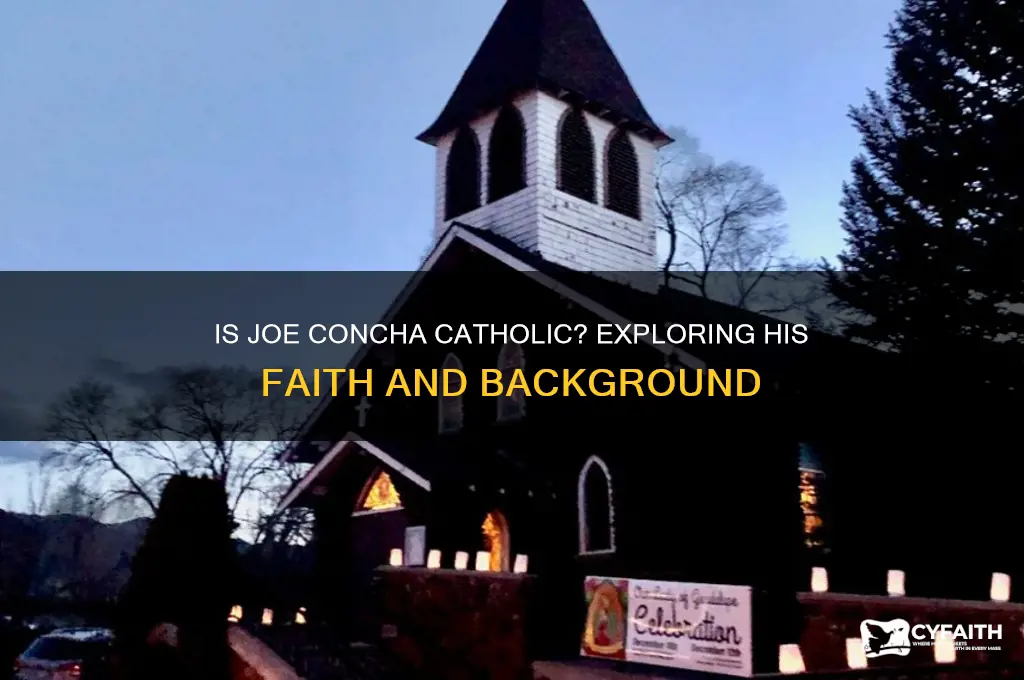 is joe concha catholic