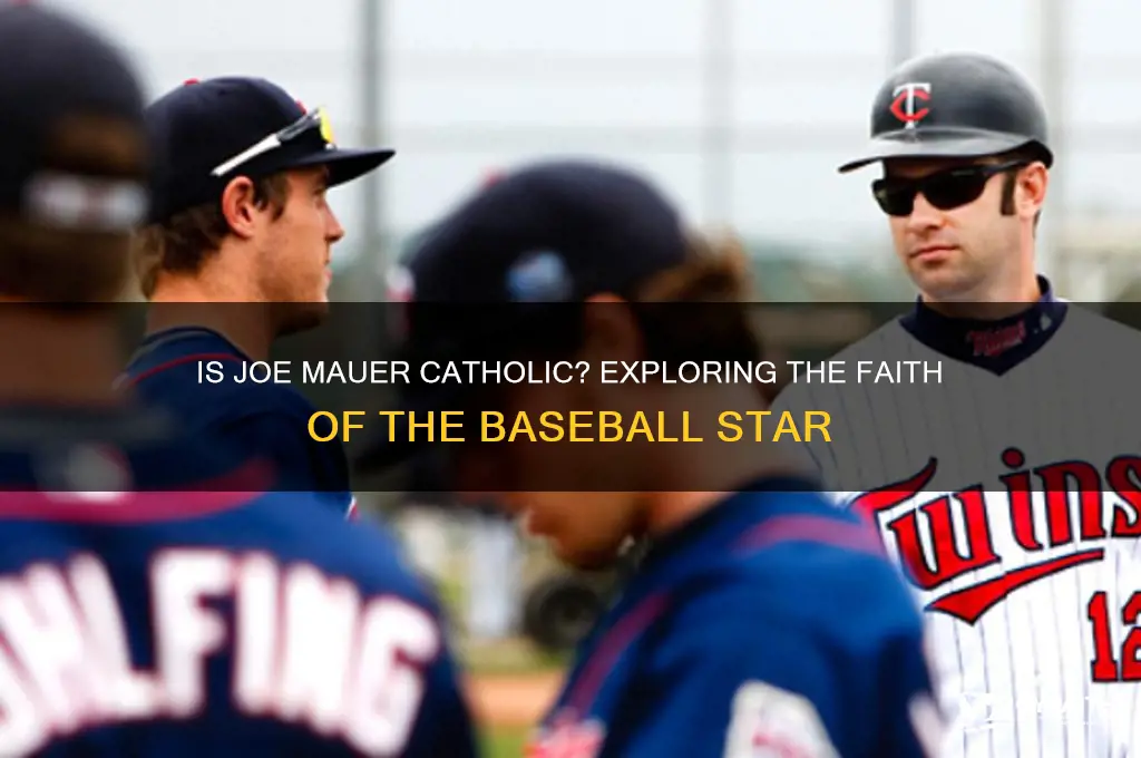 is joe mauer catholic