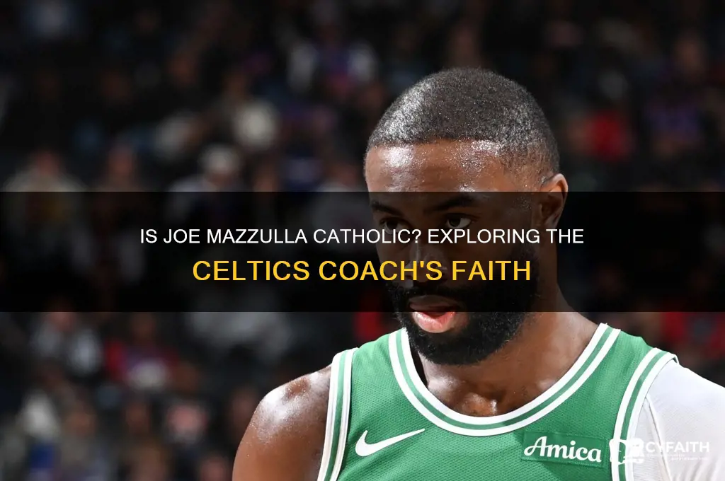 is joe mazzula catholic