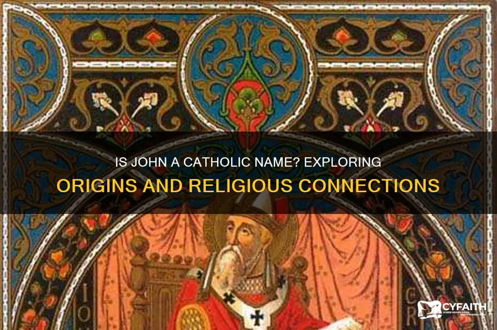 is john a catholic name