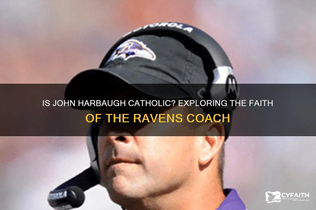 is john harbaugh catholic
