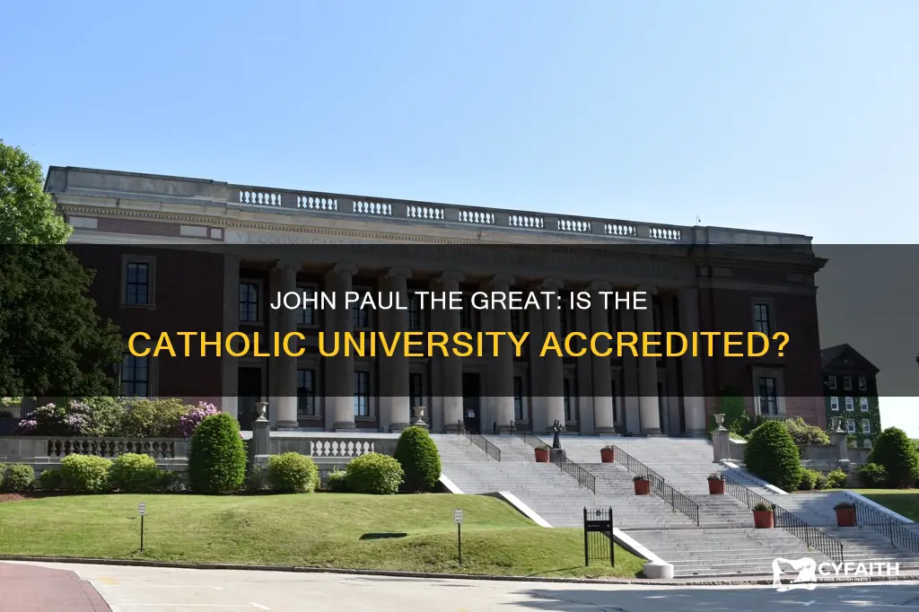 is john paul the great catholic university accredited