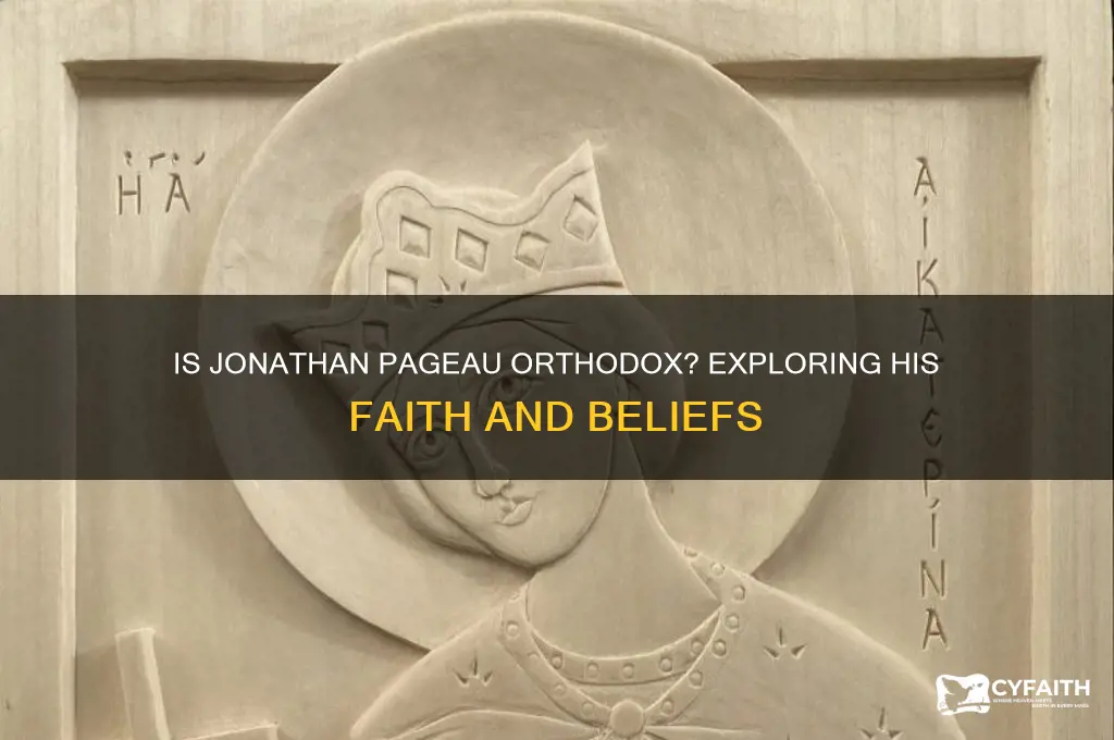 is jonathan pageau orthodox