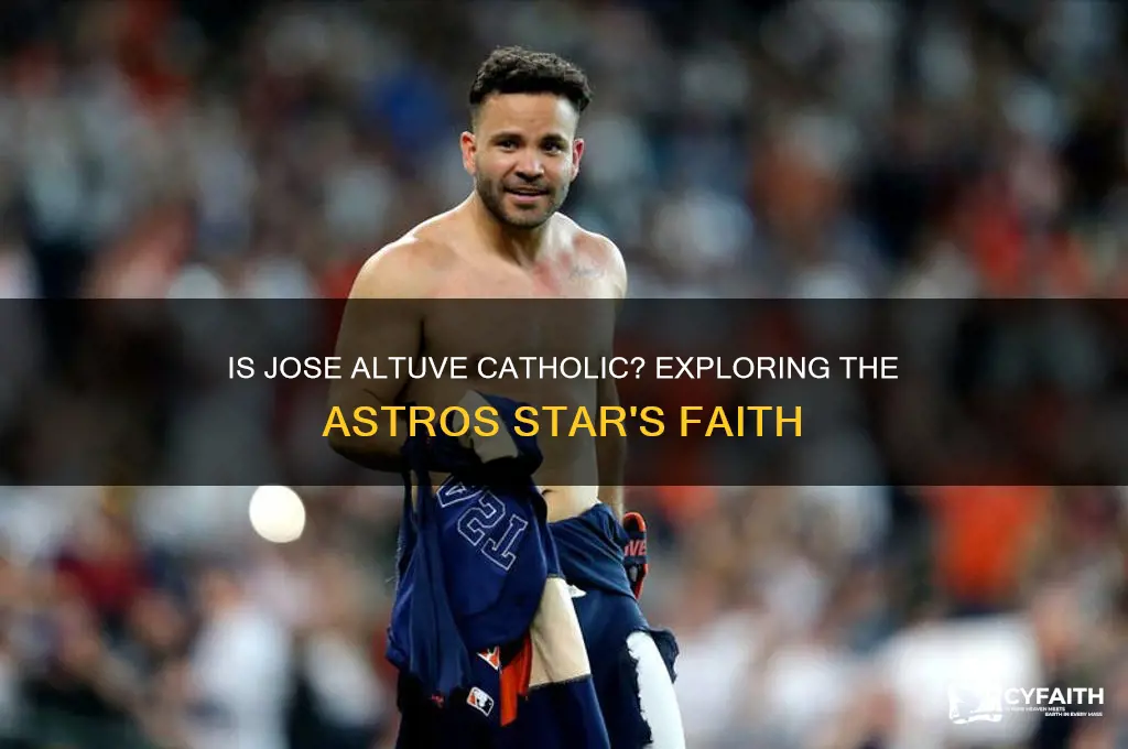 is jose altuve catholic