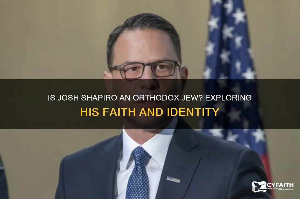 is josh shapiro an orthodox jew