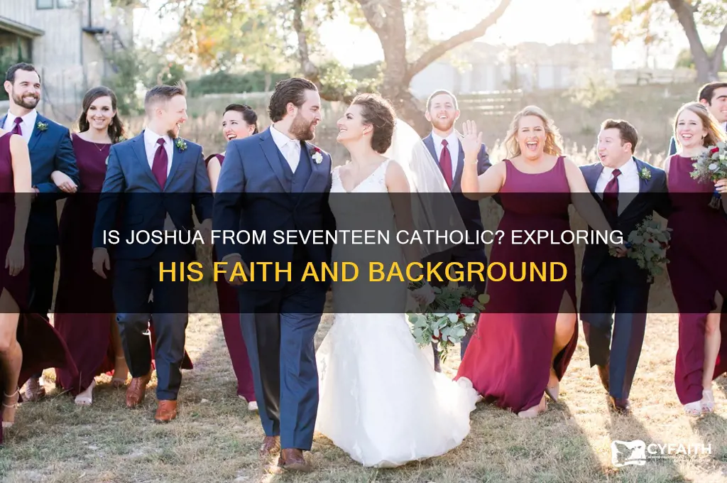 is joshua from seventeen catholic
