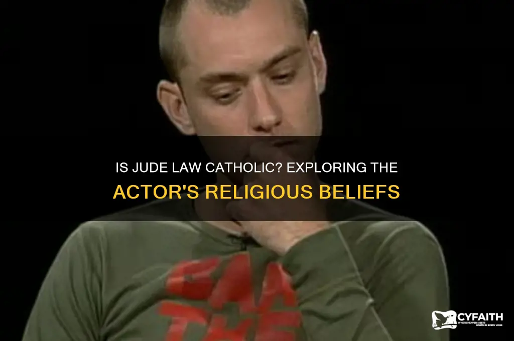 is jude law a catholic