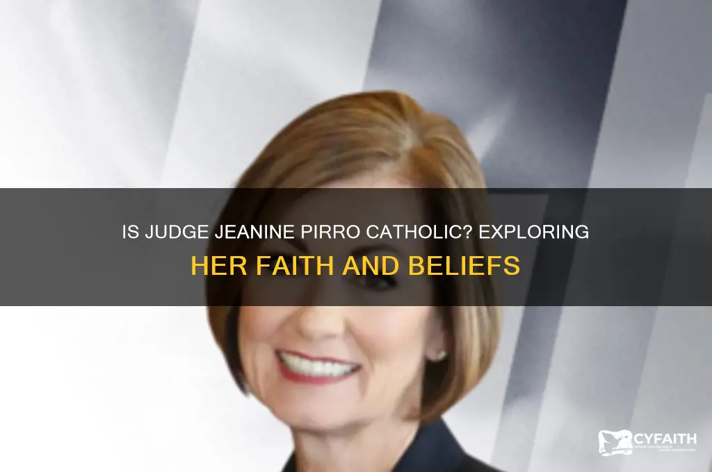 is judge jeanine pirro catholic
