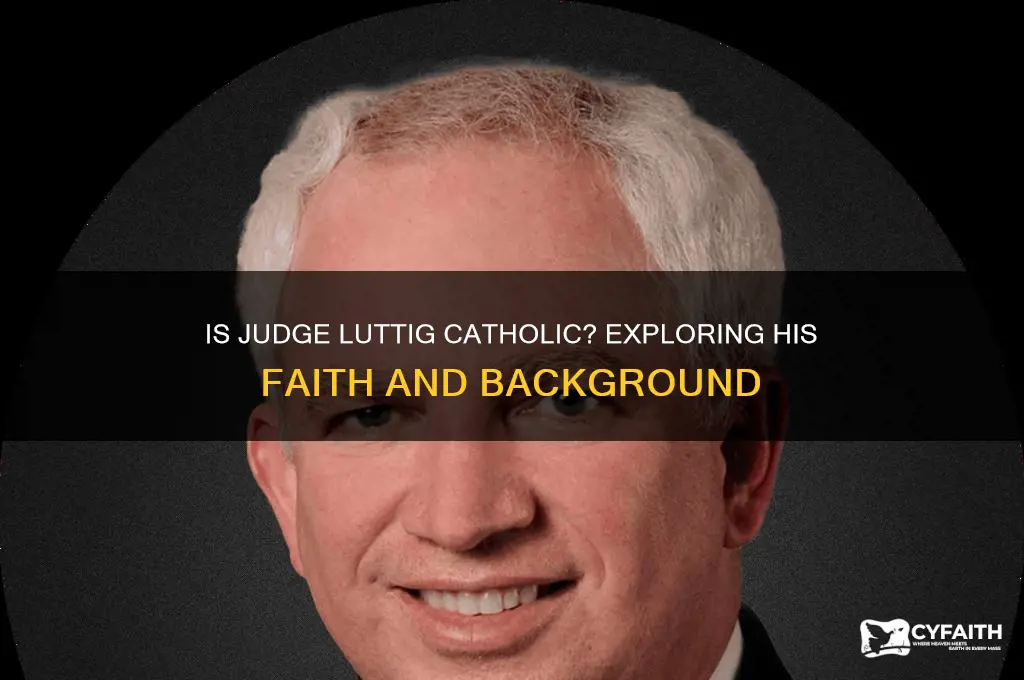is judge luttig catholic