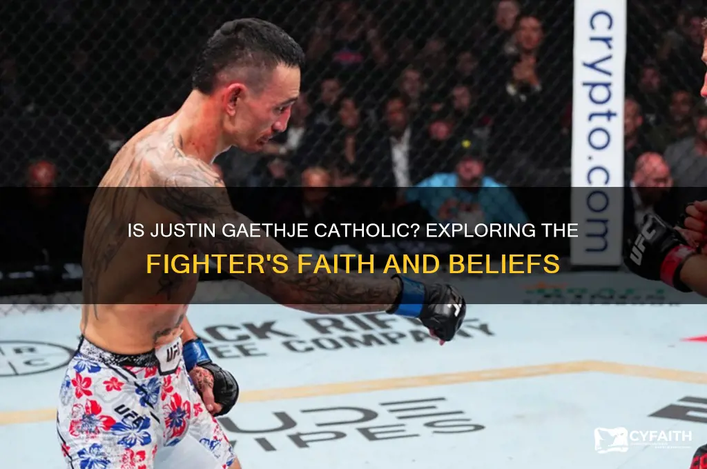 is justin gaethje catholic