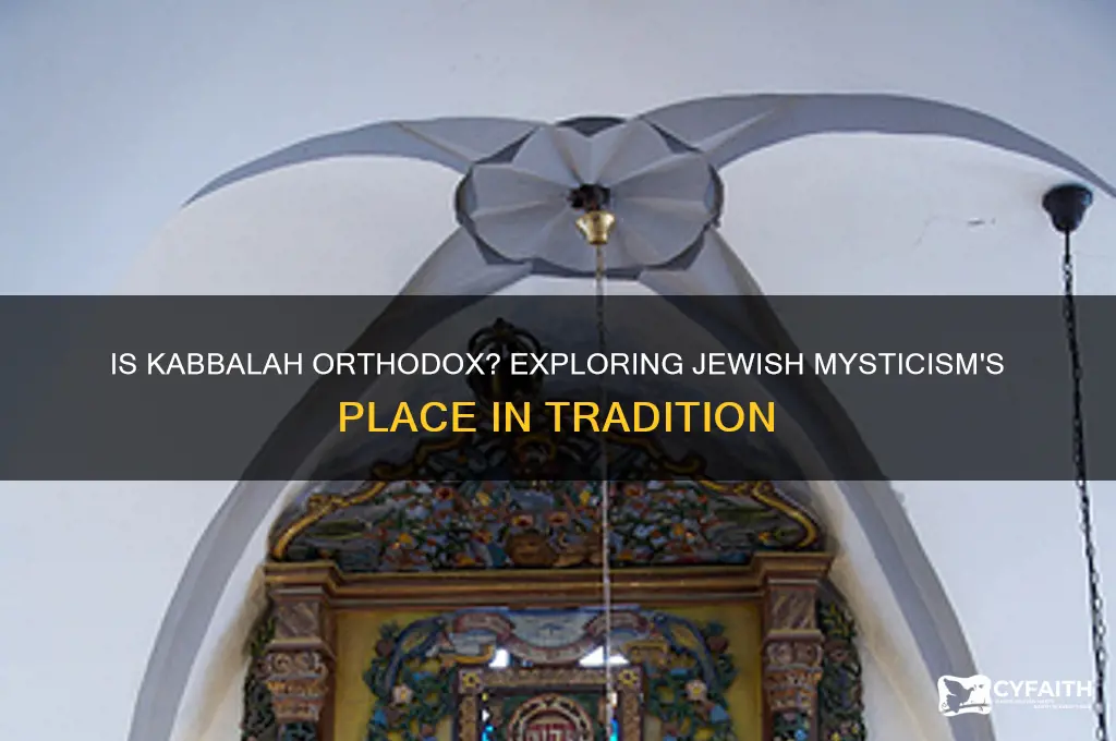is kabbalah orthodox