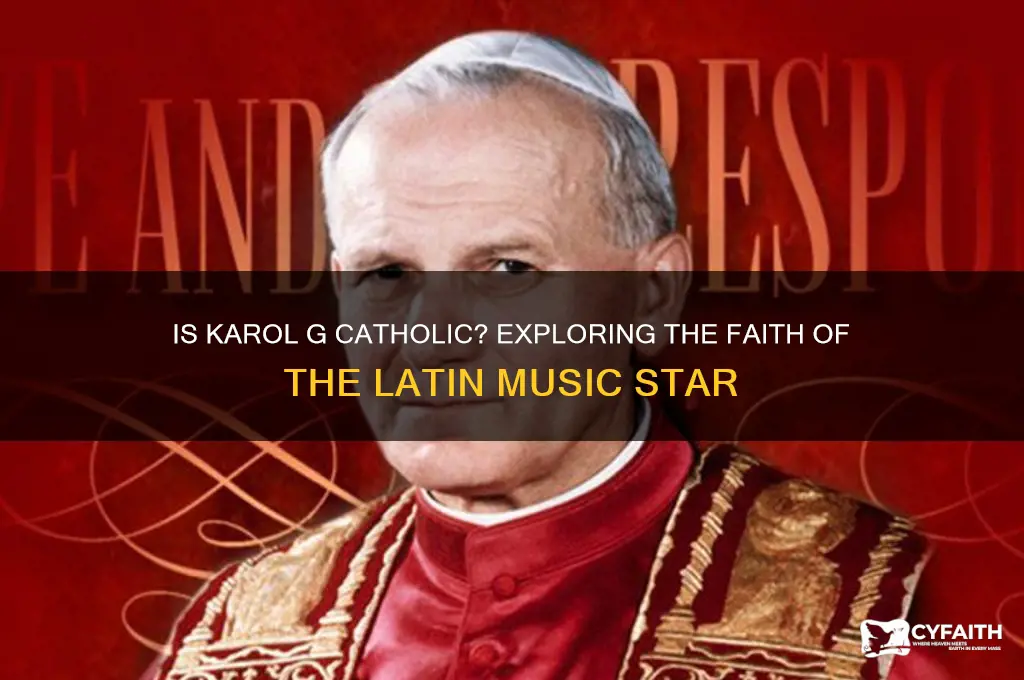 is karol g catholic