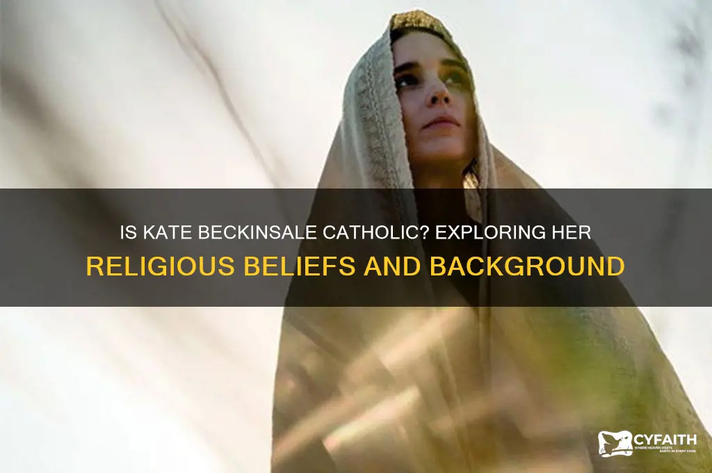 is kate beckinsale catholic