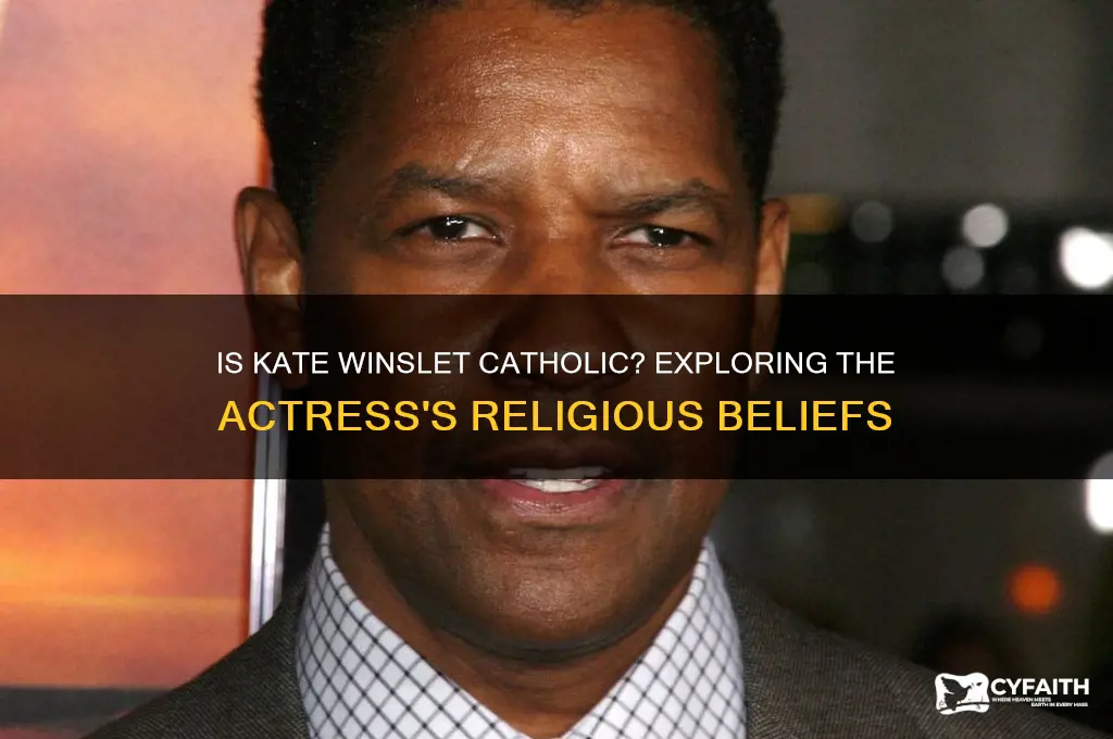 is kate winslet catholic