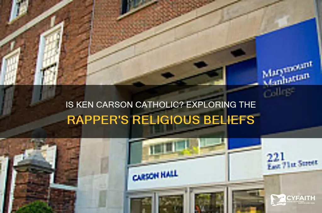 is ken carson catholic