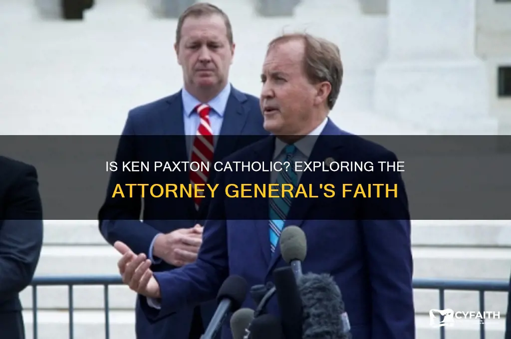 is ken paxton catholic