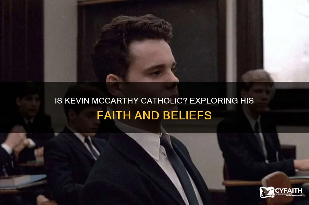 is kevin mccarthy a catholic